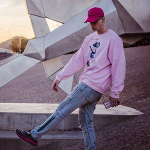 Morning Glory Crewneck - Pink